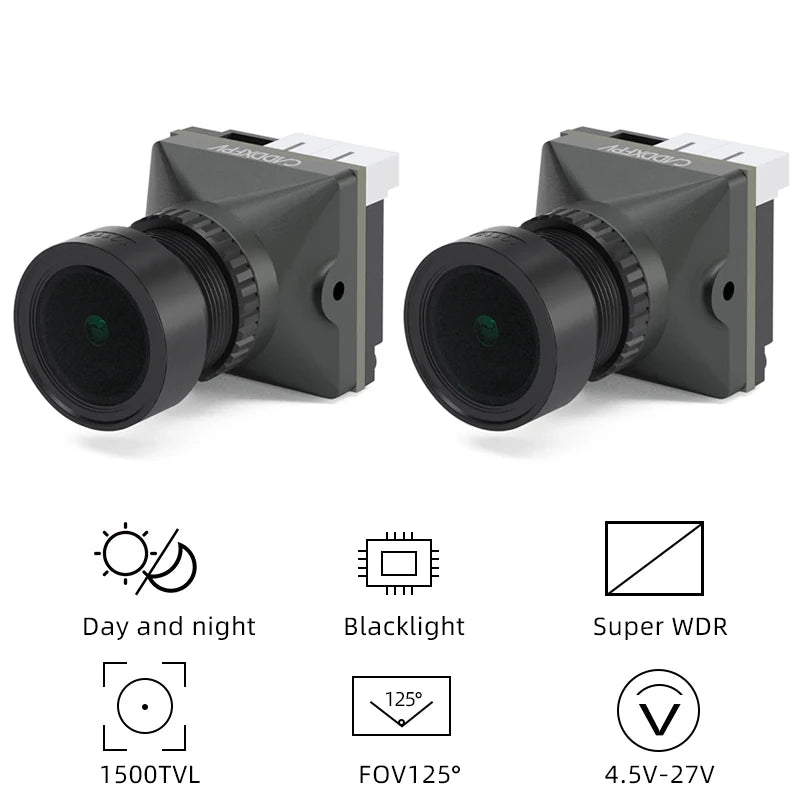 1/2/3PCS Caddx Ratel 2 V2 / PRO FPV Camera Ratel2 2.1mm Lens 16:9/4:3 NTSC/PAL Switchable Micro FPV Camera Drone Quadcopter