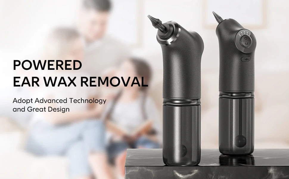 SUNUO Automatic Ear Cleaning Health Care Water Irrigation Automatic Earwax Remover For Adult 4 Pressure Mode Silicone Ear Washer
