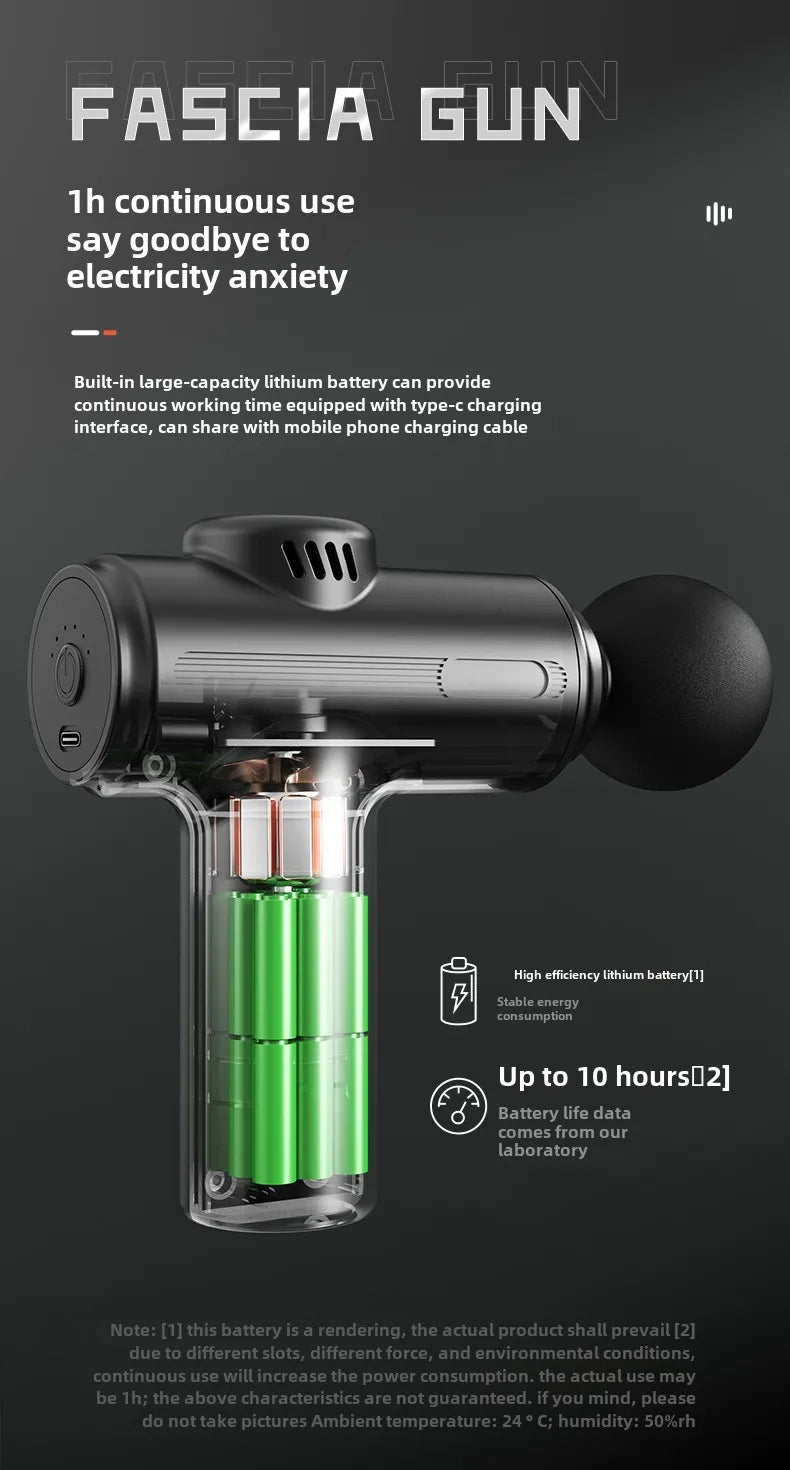 4Head USB Mini Massage Gun Fascia Machine Muscle Relaxation Vibrating Gun Rod Massage Fitness tool Muscle massager gun for you