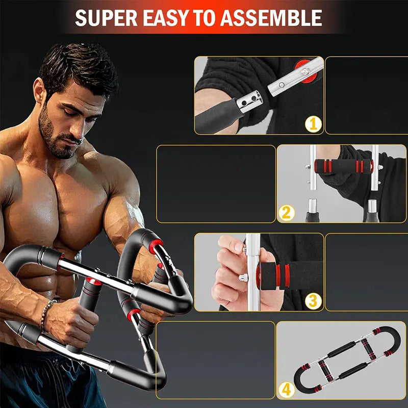 Multi-Functional Boxing Speed Trainer Arm Strength Device Adjustable Resistance Flywheel Wrist Fitness Combat Speed Training Tool