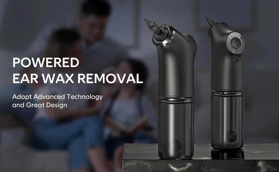SUNUO Automatic Ear Cleaning Health Care Water Irrigation Automatic Earwax Remover For Adult 4 Pressure Mode Silicone Ear Washer