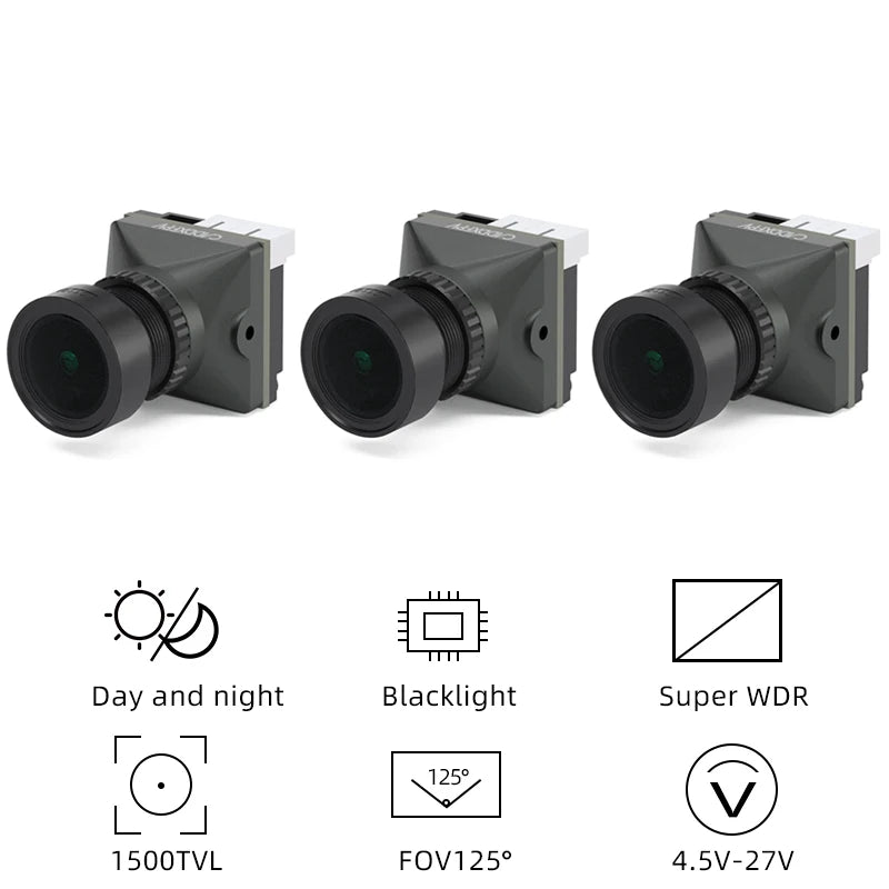1/2/3PCS Caddx Ratel 2 V2 / PRO FPV Camera Ratel2 2.1mm Lens 16:9/4:3 NTSC/PAL Switchable Micro FPV Camera Drone Quadcopter